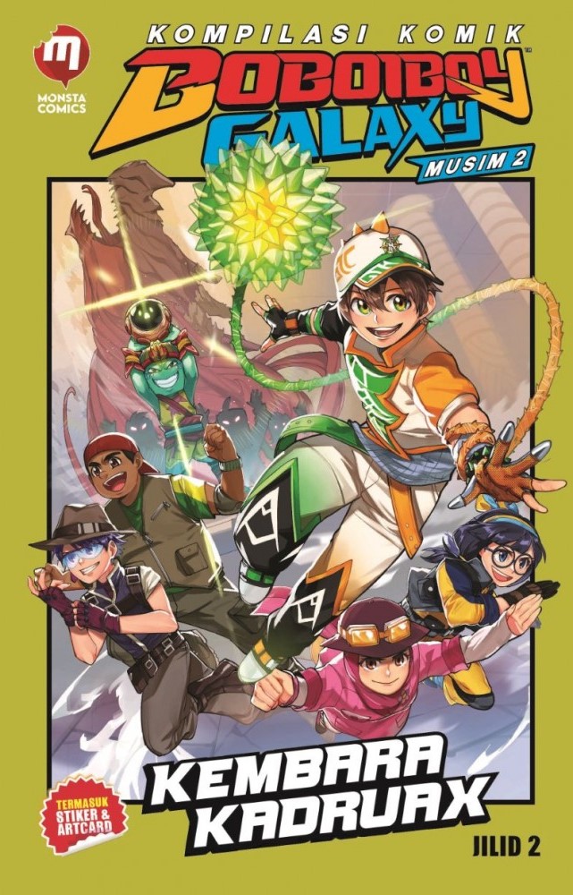Cover of Kompilasi Komik Boboiboy Galaxy Musim 2 kembara kadruax