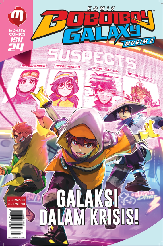Cover of Komik Boboiboy Galaxy Musim 2 Galaksi Dalam Krisis ! Isu 24