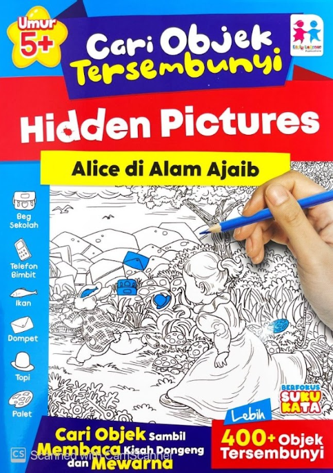 Cover of Cari Objek Tersembunyi Alice di Alam Ajaib