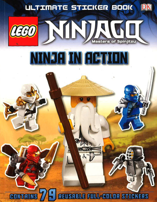 Cover of Ultimate Sticker Book Ninjago Ninja In Action