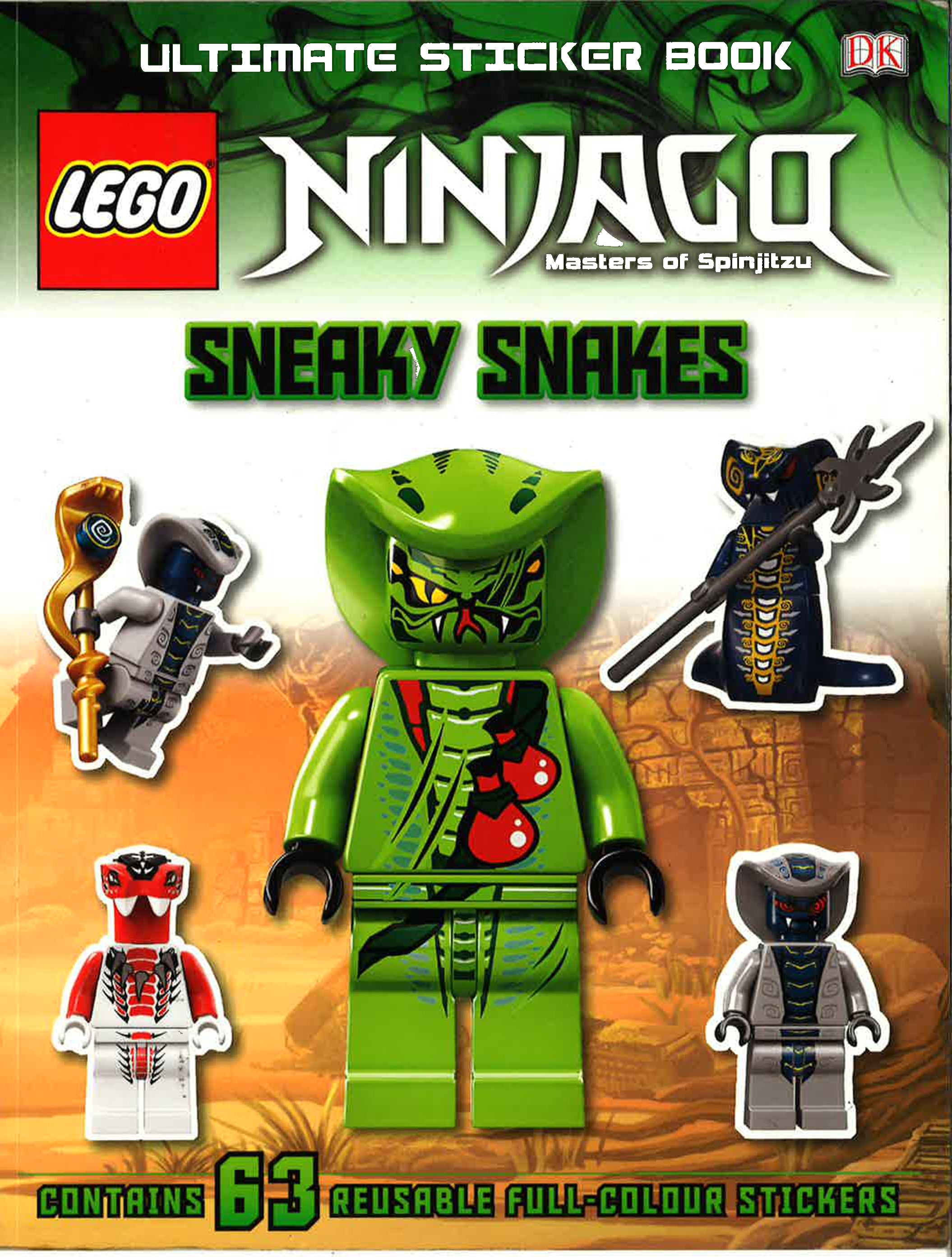 Cover of Ultimate Sticker Book Ninjago Sneakyy Snakes