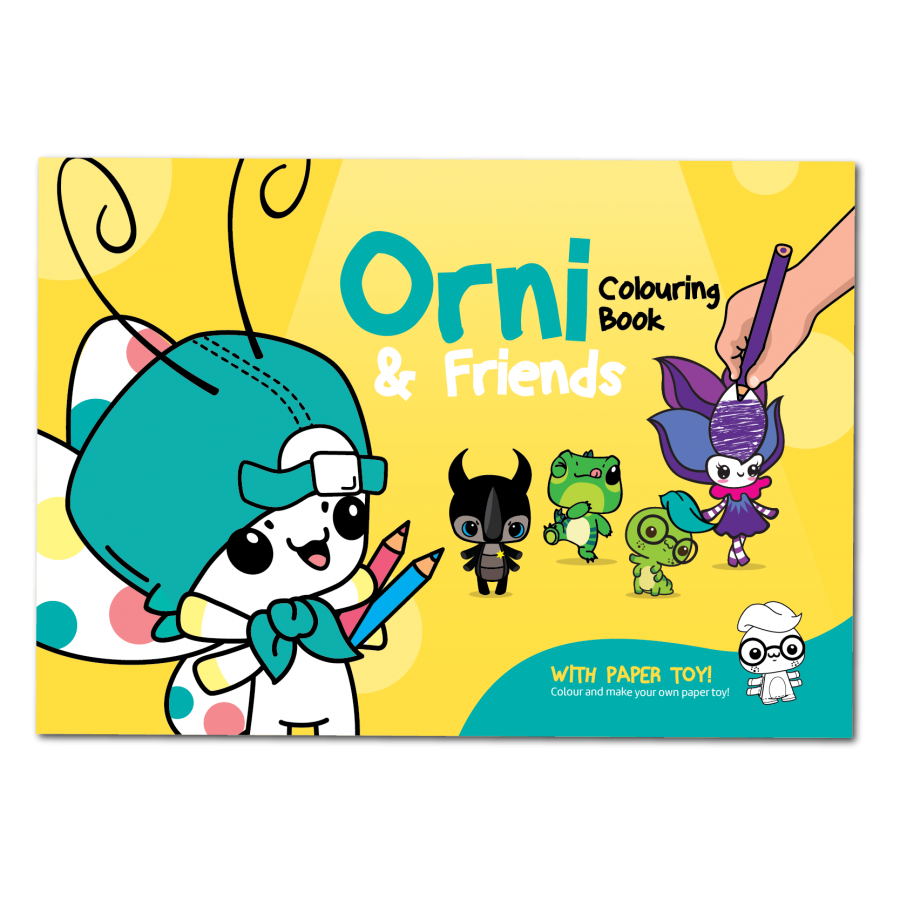 Cover of Orni & Friends Colouring Book