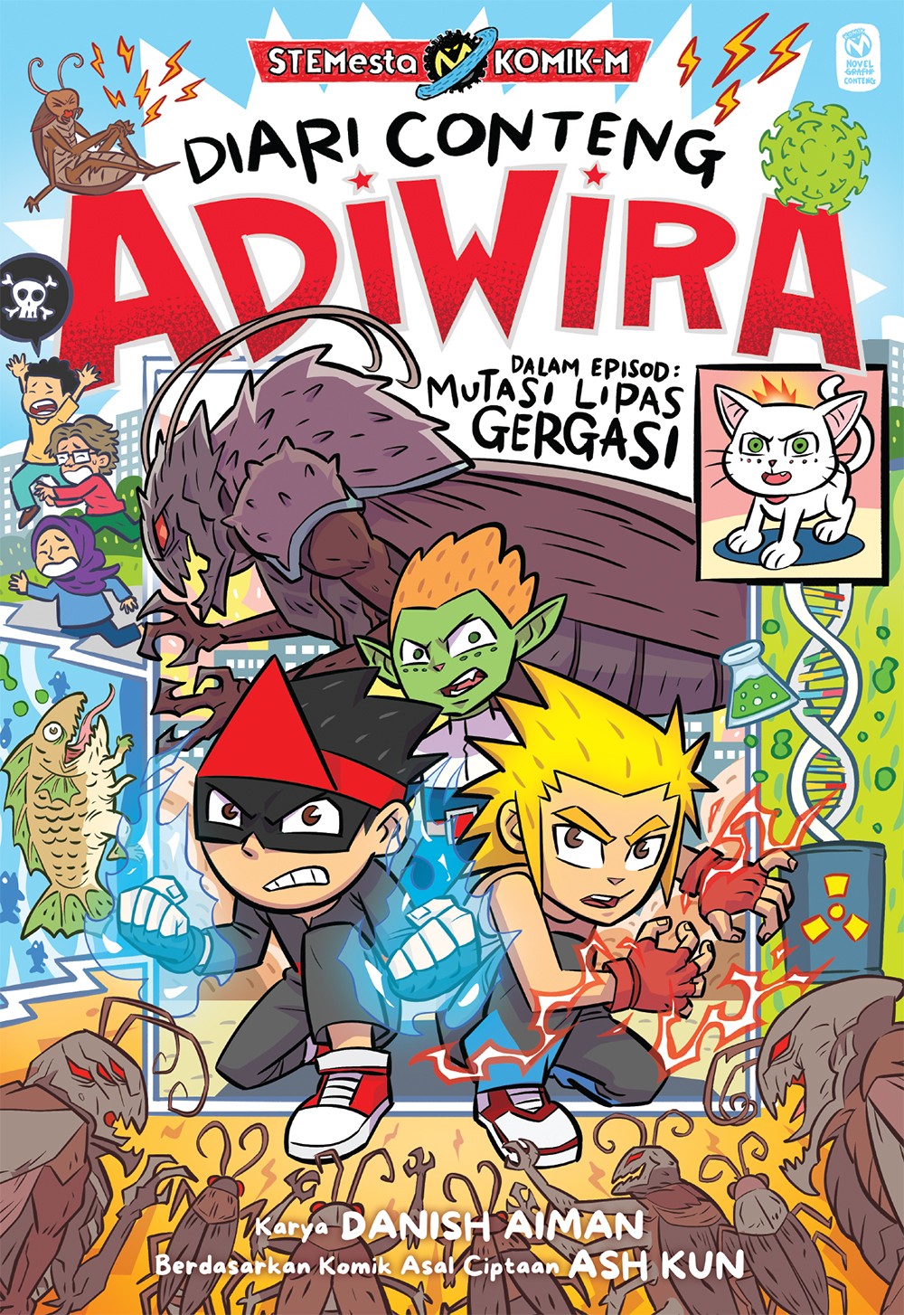 Cover of Diari Conteng Adiwira Mutasi Lipas Gergasi